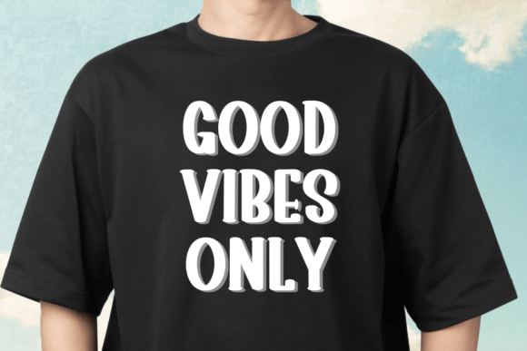 Simple Vintage Font PNG with transparent background - Preview 3