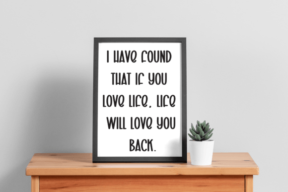 Simplicity Farmhouse Font PNG with transparent background - Preview 2