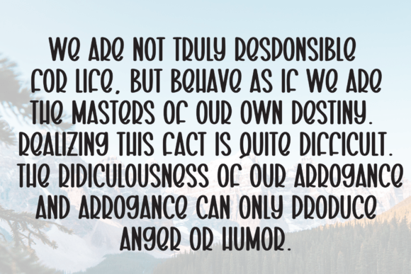 Simplicity Farmhouse Font font preview - 5