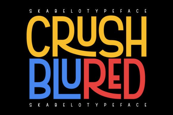 Skabelo Font PNG with transparent background - Preview 3