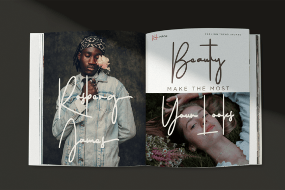 Austryan Signature Font - Preview 1