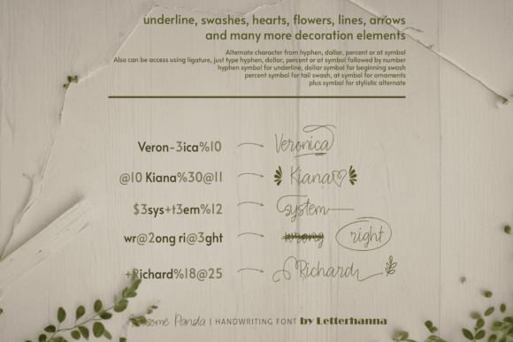 Awesome Panda Font - Preview 6