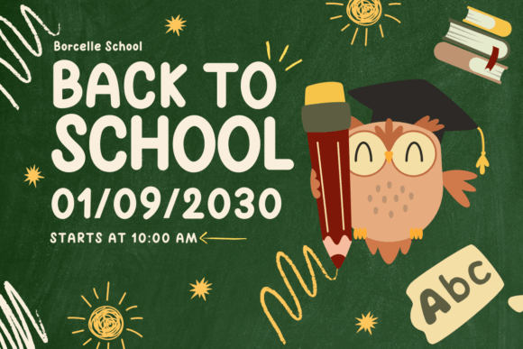 Back to School Font - Preview 4