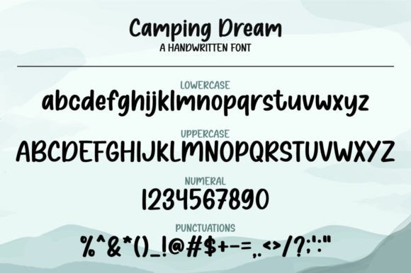 Camping Dream Font - Preview 6
