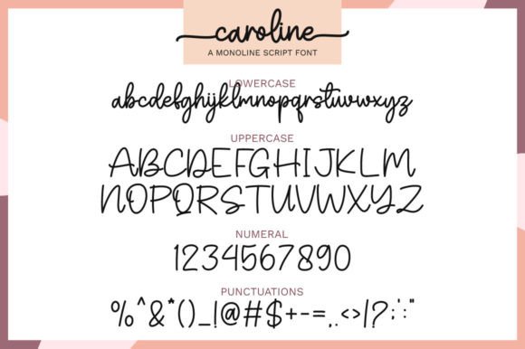Caroline Font - Preview 6