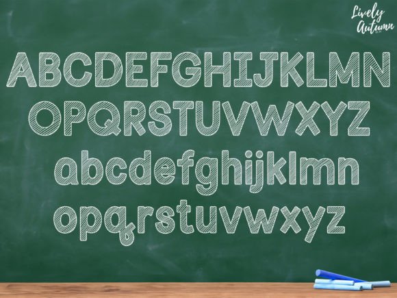 Chalkboard Font - Preview 1