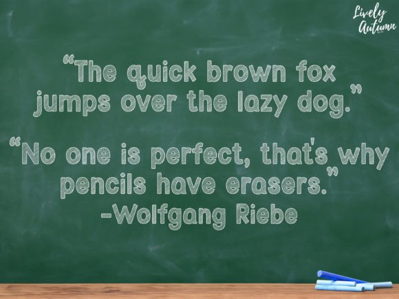 Chalkboard Font - Preview 3