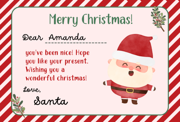 Christmas Gift Font - Preview 1