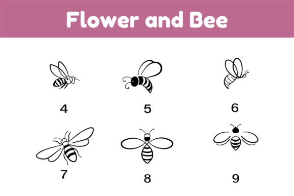 Flower and Bee Font - Preview 3