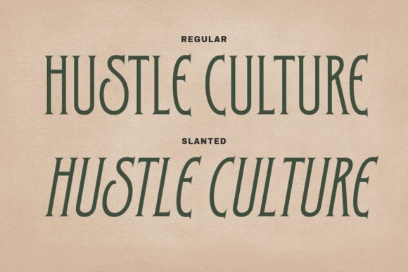 Hustle Culture Font PNG with transparent background - Preview 1
