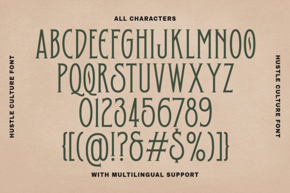 Hustle Culture Font PNG with transparent background - Preview 4