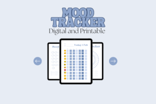 Mood Tracker Planner Printable Graphic by GIRLIESPREADS · Creative Fabrica