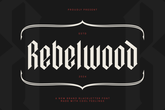 Rebelwood Font by Creative Fabrica Fonts · Creative Fabrica font preview