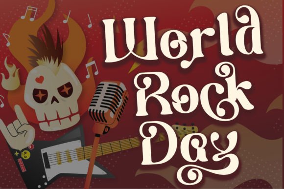 Rocky Sunday Font PNG with transparent background - Preview 1