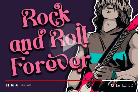 Rocky Sunday Font PNG with transparent background - Preview 4