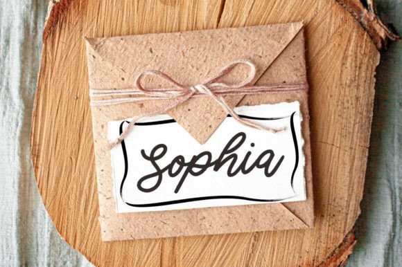 Romance Signature Font PNG with transparent background - Preview 3