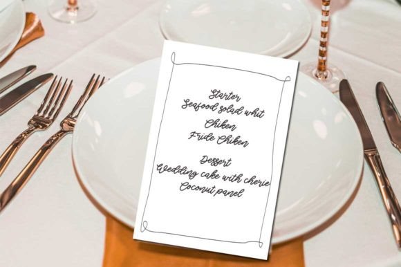 Romance Signature Font PNG with transparent background - Preview 4