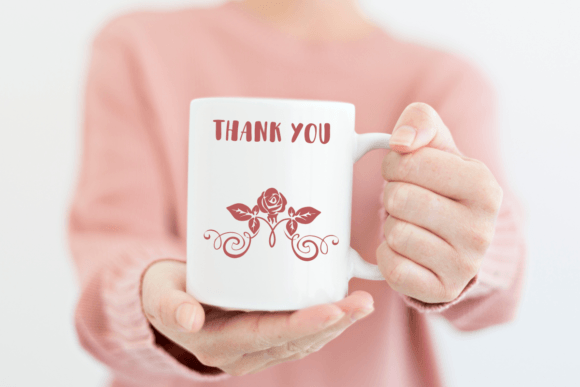 Rose Border Font PNG with transparent background - Preview 6