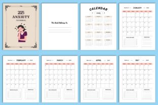2025 Anxiety Journal Canva Graphic by designmela01 · Creative Fabrica