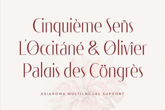 Asiaroma Font - Preview 2