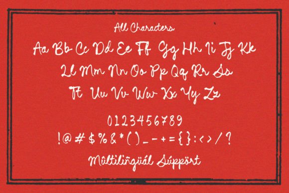 Austrian Torte Font PNG with transparent background - Preview 5