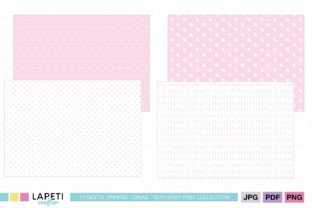 Baby Pink Digital Paper for Kids Graphic by lapeticrafter · Creative ...