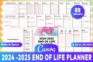Editable 2024-2025 End of Life Planner Graphic by KDP GRAVITY ...