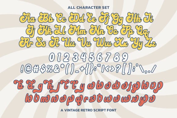 Felling Vintage Font font preview - 6