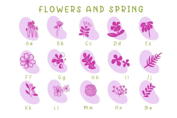 Flowers and Spring Font - Preview 1