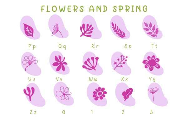 Flowers and Spring Font - Preview 2