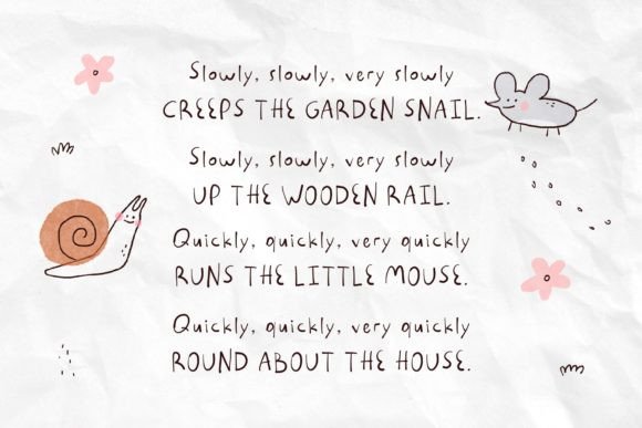 Funnysnail Font - Preview 1