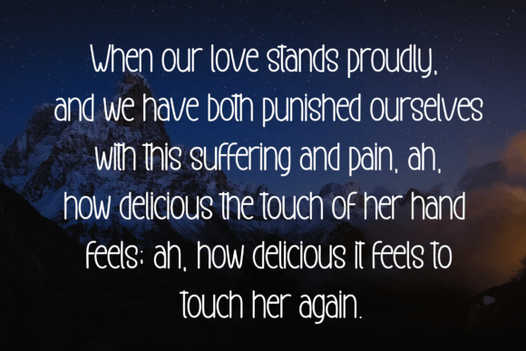 Good Night Font - Preview 5