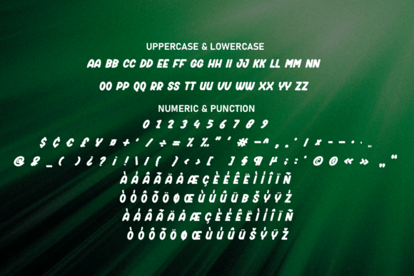 Green Highlight Font - Preview 6