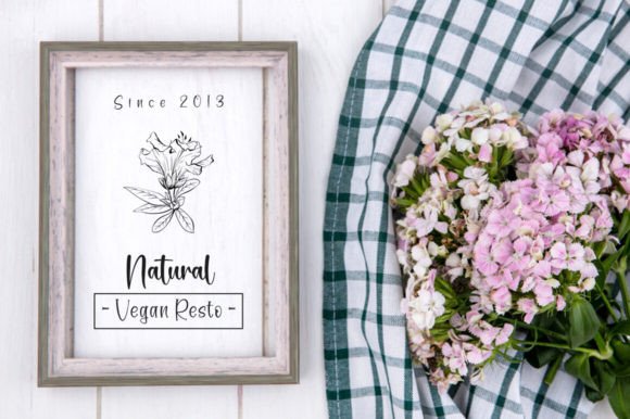 Julietta Farmhouse Font PNG with transparent background - Preview 5