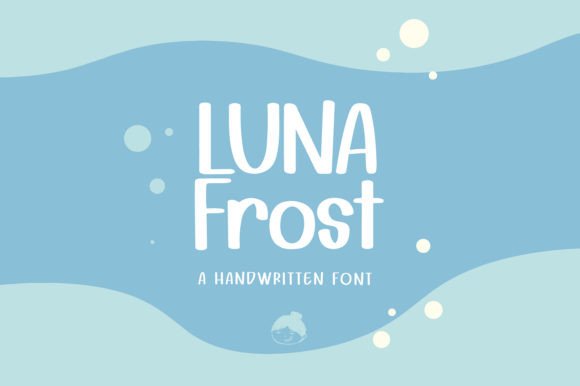 Luna Frost Font Script & Handwritten Font By MTK Studio