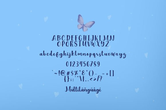 Monthela Font PNG with transparent background - Preview 4