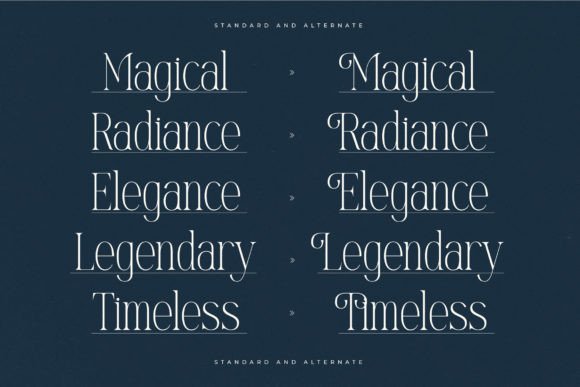 Mostlight Font PNG with transparent background - Preview 3