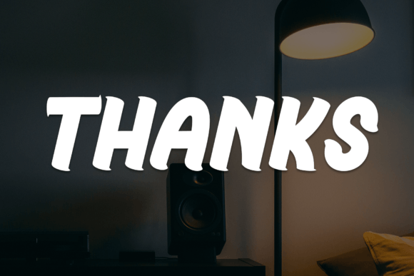 Night Lamp Font font preview - 6