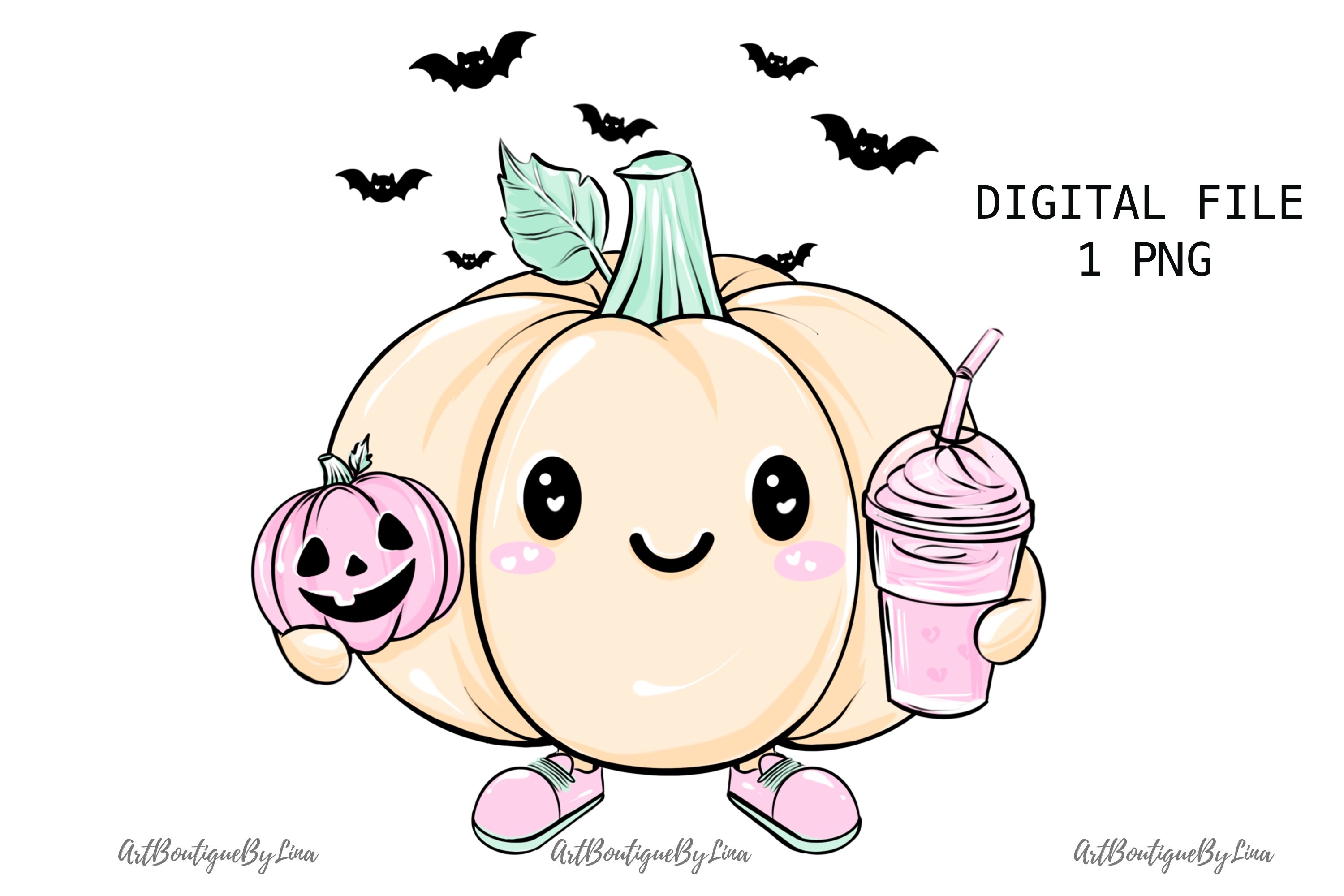 Pink Pumpkin Halloween PNG Graphic by ArtBoutigueByLina · Creative Fabrica