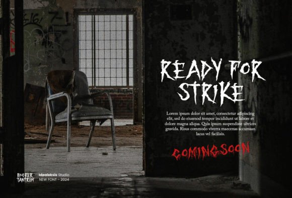 Rocker Tantrum Font PNG with transparent background - Preview 3