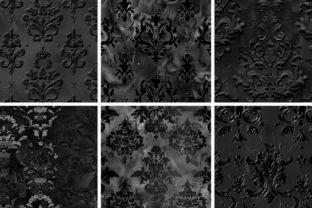 Black Shabby Paper Seamless Patterns Graphic by printablesbyfranklyn ...