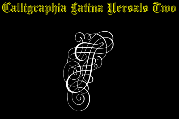 Calligraphia Latina Versals Two Font - Preview 3