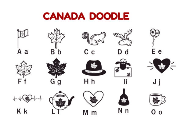 Canada Doodle Font - Preview 1