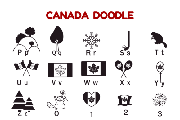 Canada Doodle Font - Preview 2