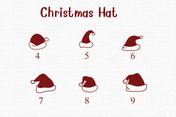Christmas Hat Font - Preview 3
