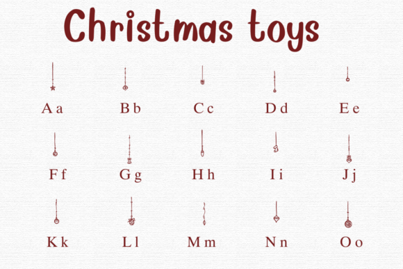 Christmas Toys Font - Preview 1