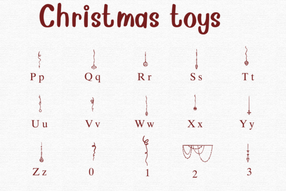 Christmas Toys Font - Preview 2