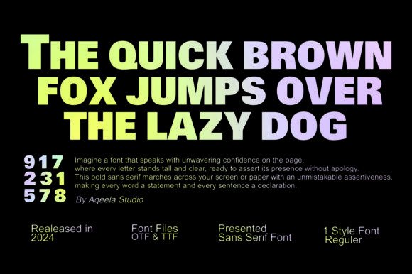 Ciston Font - Preview 4