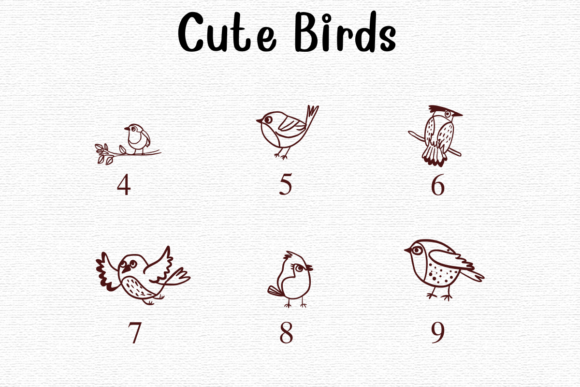 Cute Bird Font - Preview 3