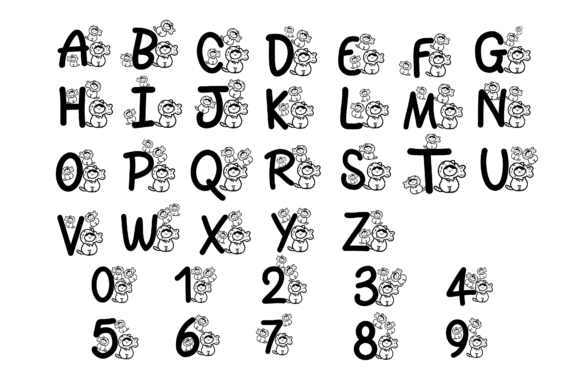 Cute Cat Font - Preview 1